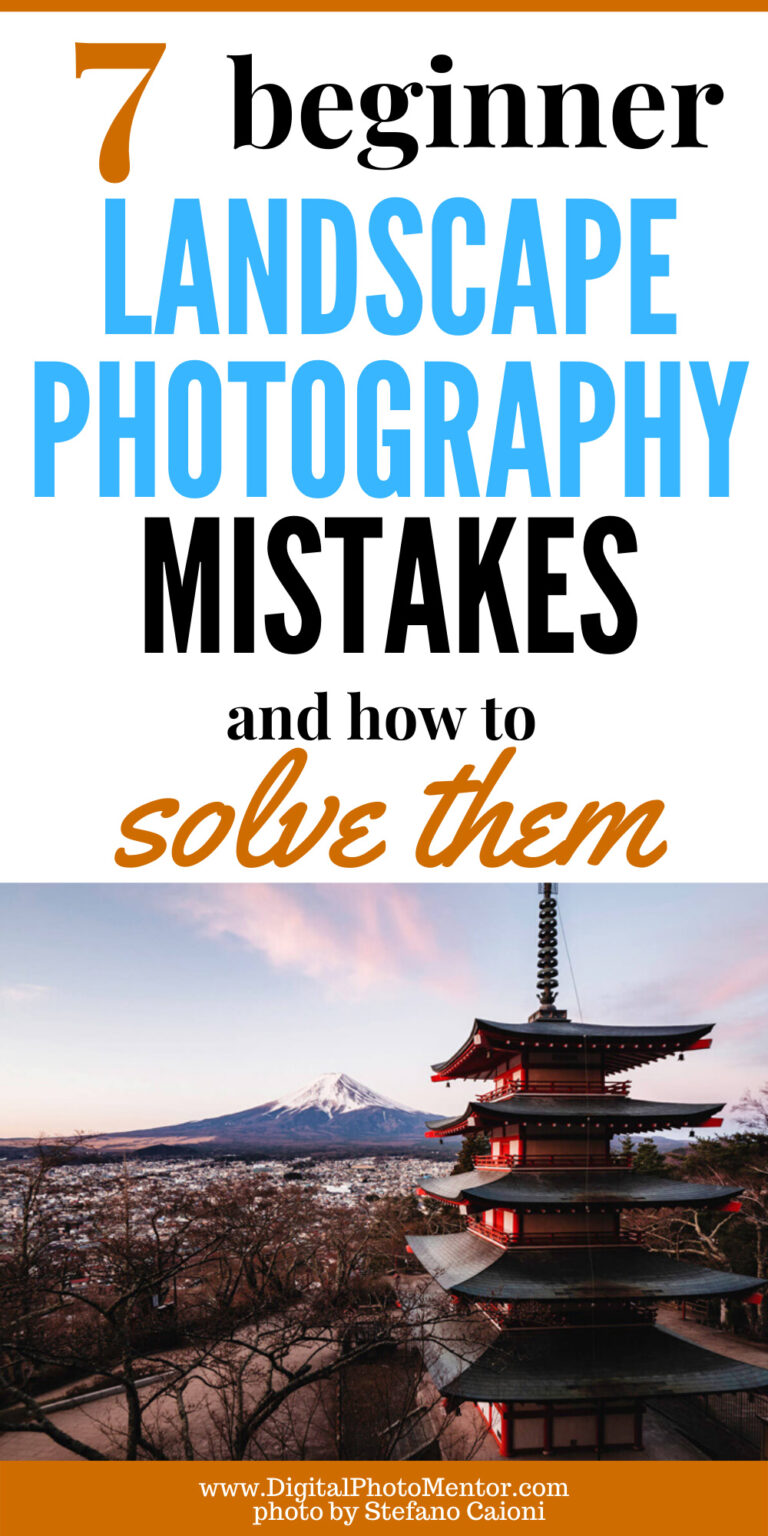 beginner landscape photography mistakes