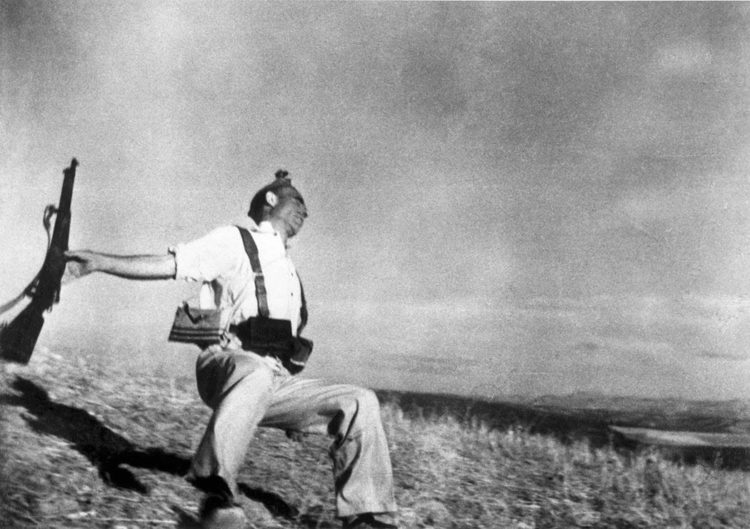 Falling Soldier by Robert Capa