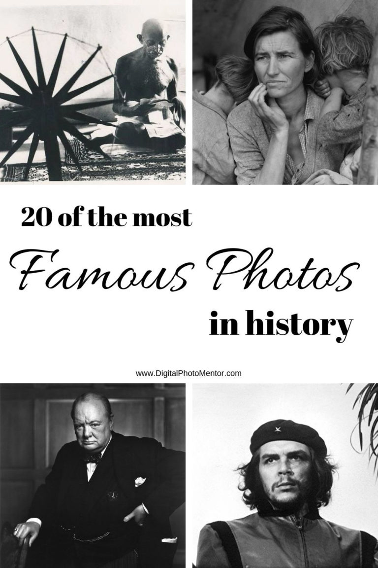 Famous historical photos by photographers since the invention of the camera.  Pictures of life, children and famous people