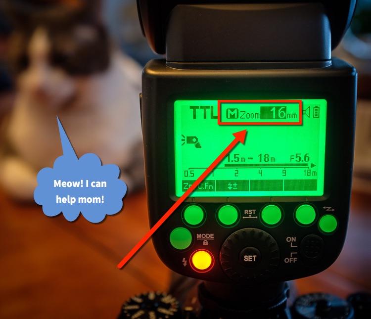 flash settings manual zoom