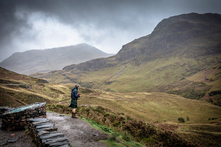 landscape photography checklist - Scotland hills