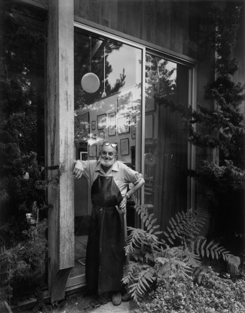 Portrait of photographer Ansel Adams taken by Arnold Newman