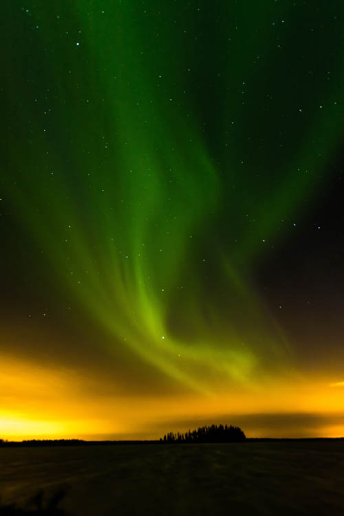how to photograph the northern lights