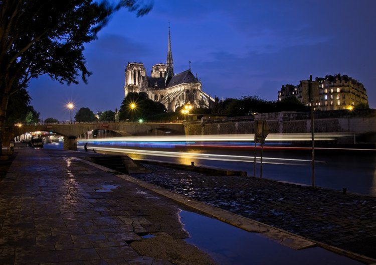 Notre Dame example photo processed with On1 editor