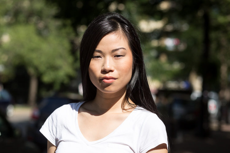 Harsh midday sun - lots of shadows, squinty subjects, not flattering.
