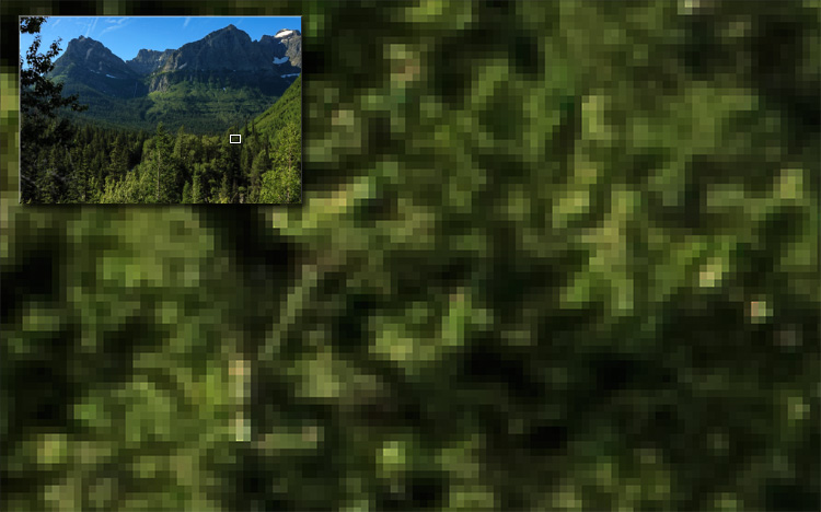 photography terms: pixels example photo