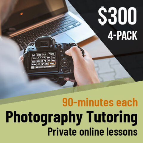 Photography Tutoring 4-pack