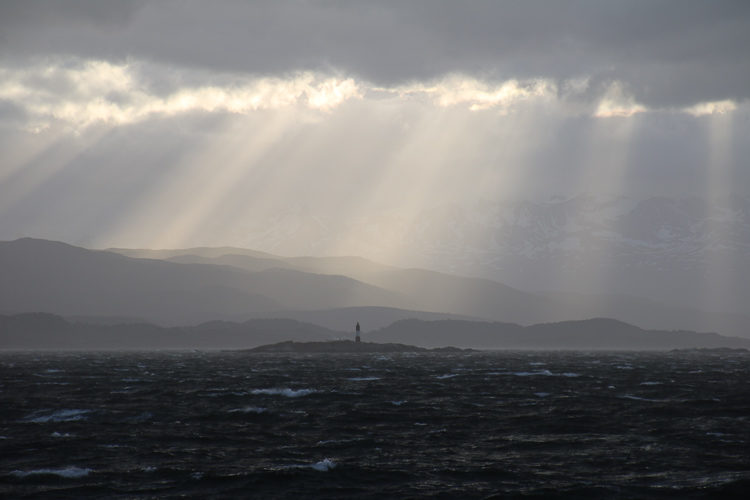 sunlight over ocean waves - Image Processing Demonstration Using Lightroom and Luminar