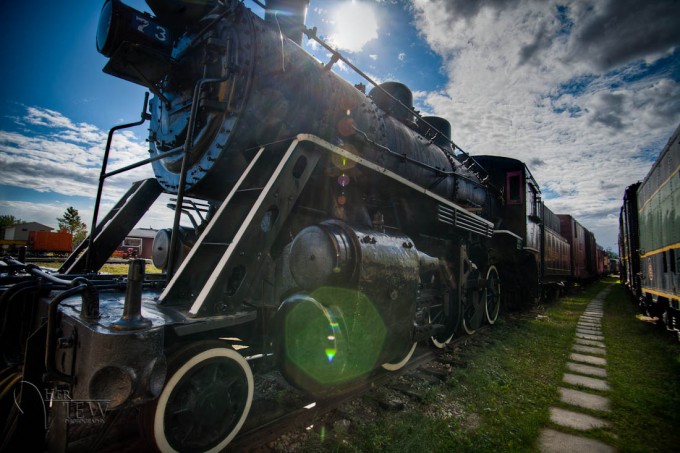 HDR of antique train