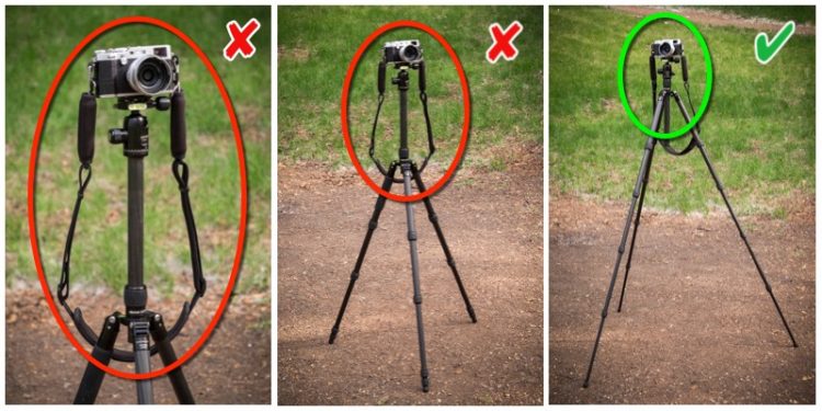 tripod mistakes - raised center column