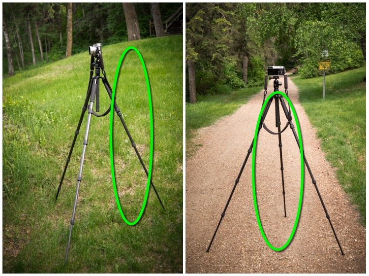 tripod mistakes - wrong leg position