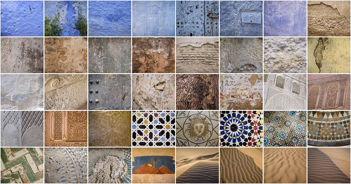 DPM Morocco Texture Overlays Pack Two contact sheet 1200 jpg