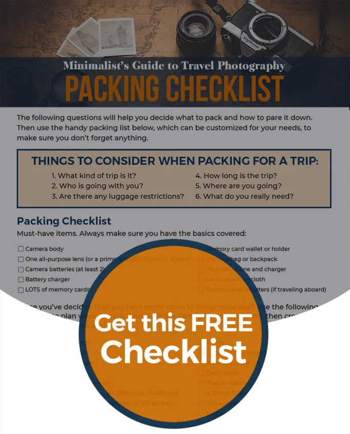 travel photography packing list checklist freebies jpg