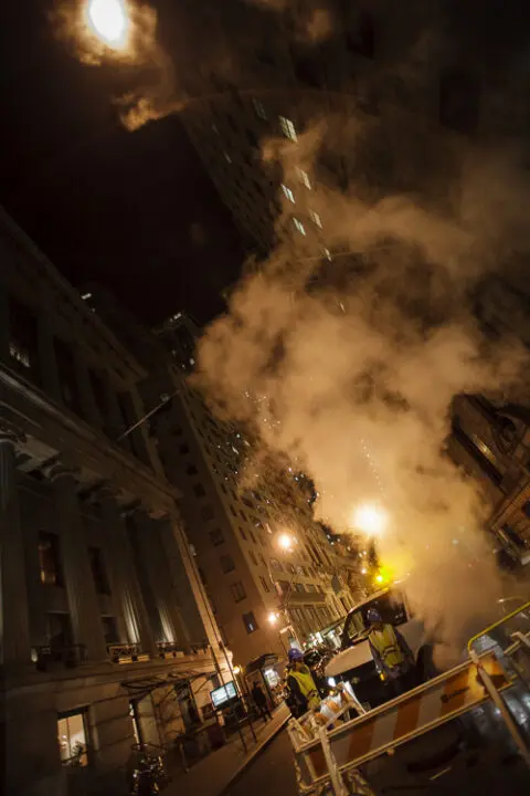 Shooting through steam